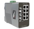 Industriell Ethernet-switch, single-mode, 80km, RJ45-portar 8, Fiberportar 2ST, 1Gbps, Lager 2 hanterat